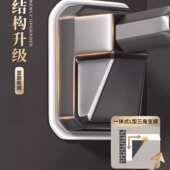 免打孔一键安装 阳台晾衣杆衣柜杆伸缩晾衣杆卫生间收缩横杆晾衣架