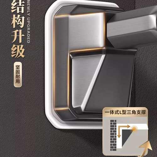 免打孔一键安装阳台晾衣杆衣柜杆伸缩晾衣杆卫生间收缩横杆晾衣架