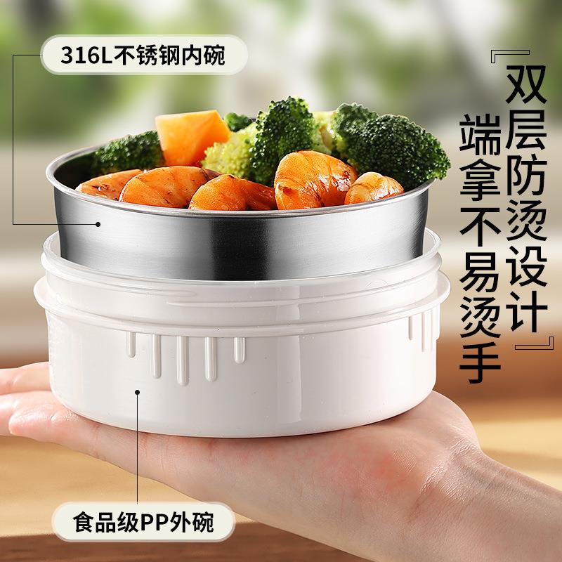16L3不锈钢保温饭盒上层CK-001班族当多带饭桶提桶学生专用便盒便