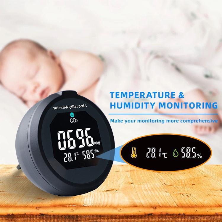 CO2测试仪表便携式空气质量监测NDIR传感器数据二氧化碳检测仪器
