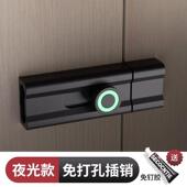 免打孔门锁卧室房间门插销锁扣门栓木门厕所门闩明装 防盗门拴卡扣
