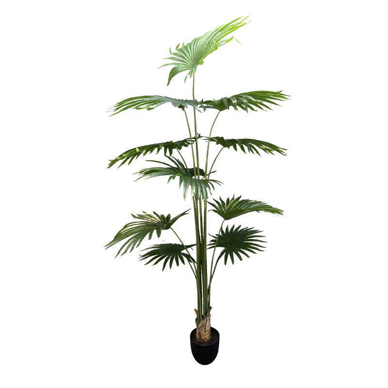 热带仿真植物加州蒲葵树扇葵树落地盆景室内客厅摆件绿植仿真花
