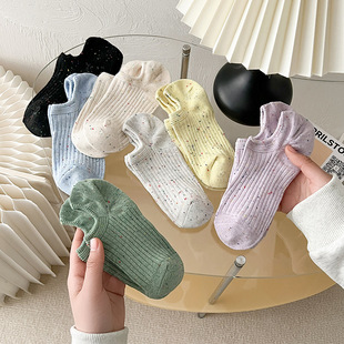 组合装 一件 包邮 点子纱棉袜隐形透气款 袜子女日系春季 新品