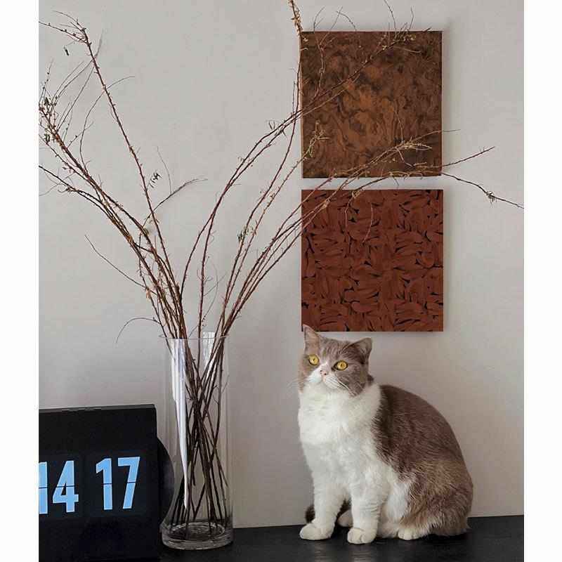 侘寂风极简小众油画布肌理壁画装饰画艺术玄关入户法式复古风挂画,家居饰品,现代装饰画,淘宝优惠券,粉丝福利购,淘宝优惠卷