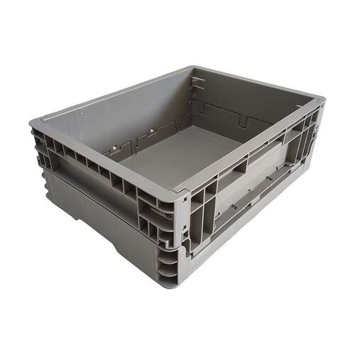 华恺400*300*148EUO标准塑料折叠箱加厚塑料物流箱收纳储物箱