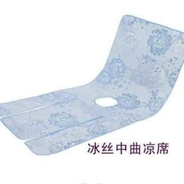 冰丝藤席折叠护理床凉席带便孔家