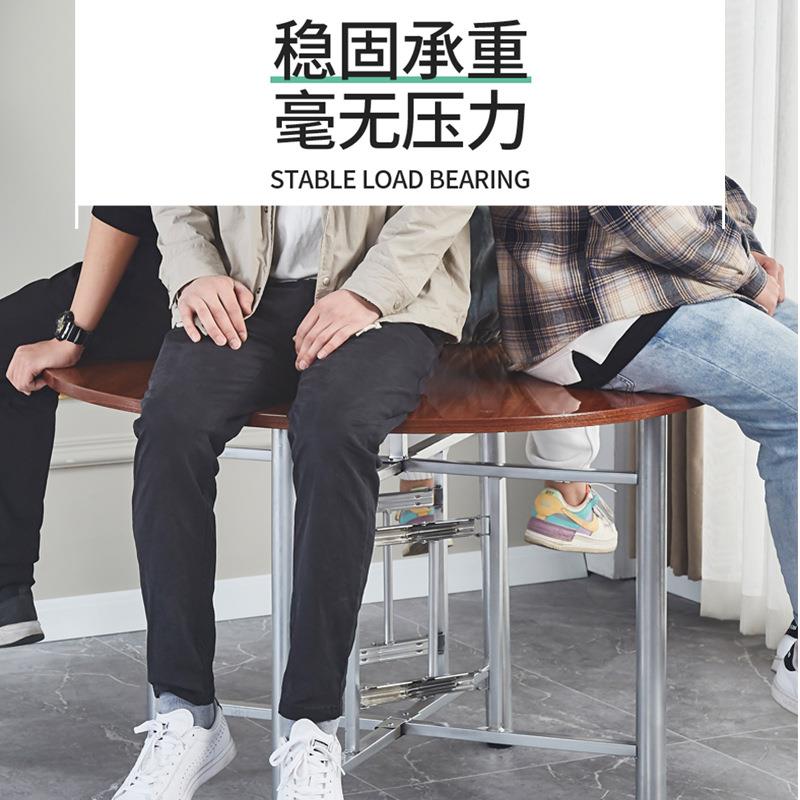 桃花芯实板木加厚圆桌面店店大64776769酒圆餐桌带转盘1饭5人20人