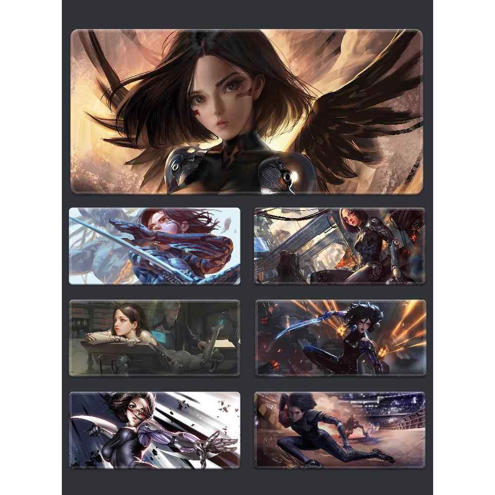 战斗天使阿丽塔鼠标垫超大防滑桌垫动漫游戏鼠标垫二次元滑鼠垫子