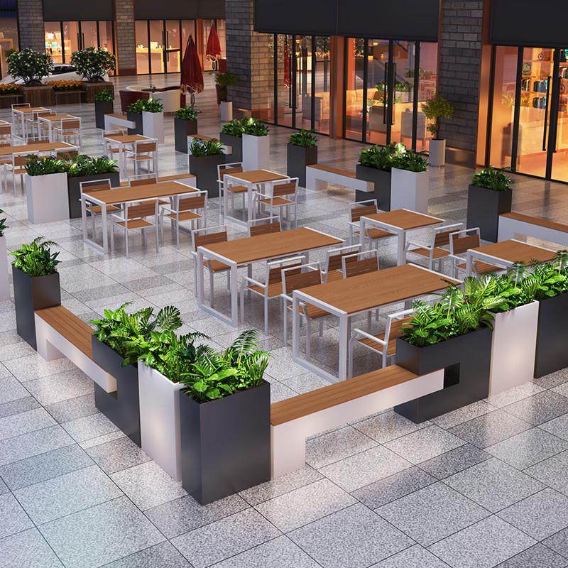 户外镀锌板坐凳花箱商业广场座椅组合不锈钢花坛休息凳阳台花盆架,住宅家具,花架/花几,淘宝优惠券,粉丝福利购,淘宝优惠卷