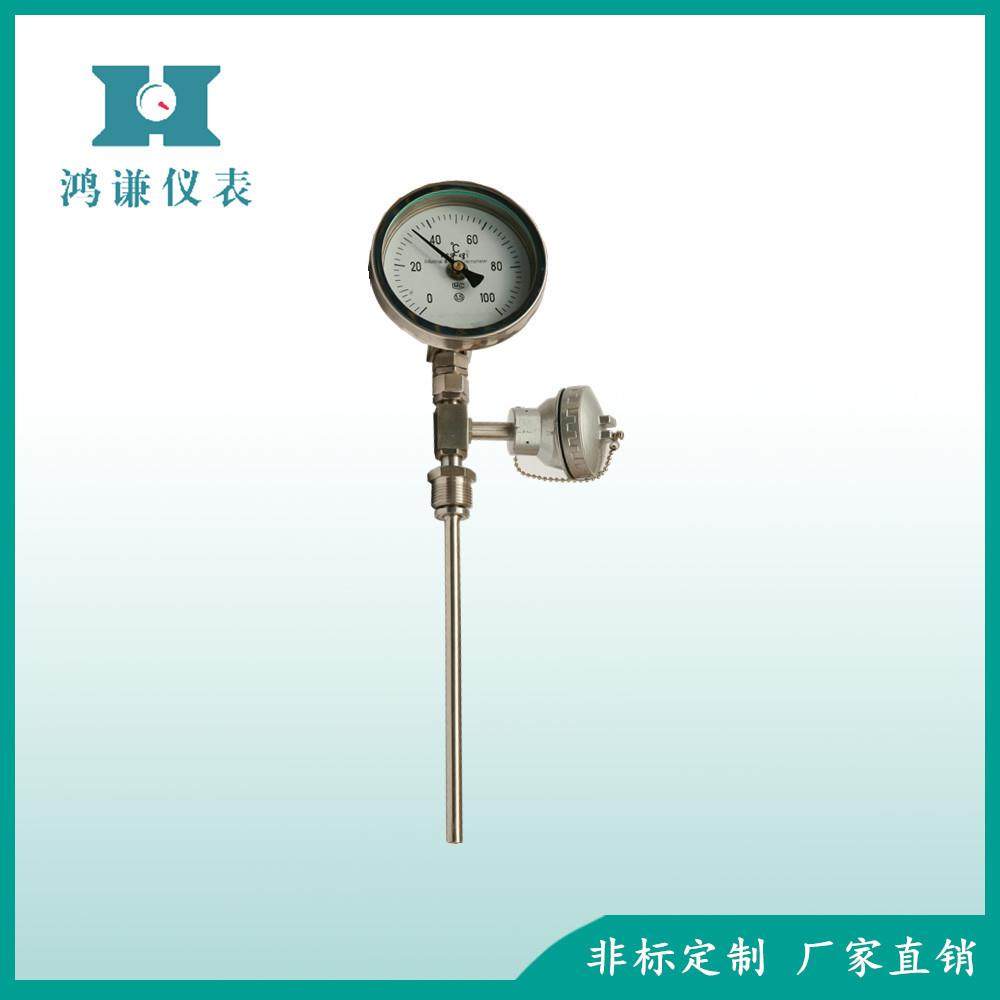 WSSP双金属指示热电阻温度仪表_温度计生产厂家_带表盘温度计