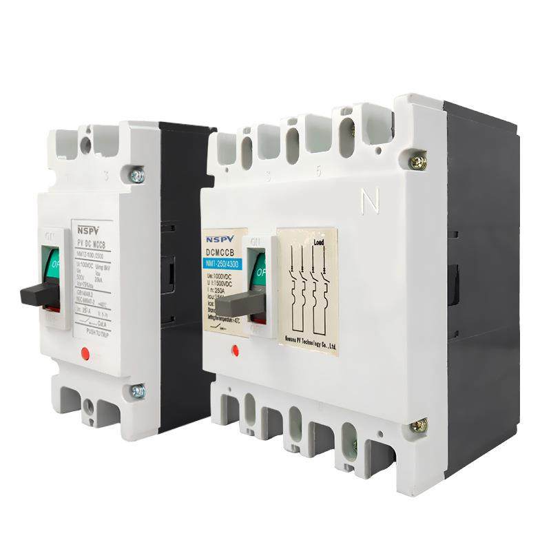 直流塑壳断路器125A250A630A光伏直流空气开关漏电保护开关2P3P4P