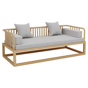 茶楼椅接待实木组合客厅床茶几罗汉新家用沙发简约中式办公室茶桌