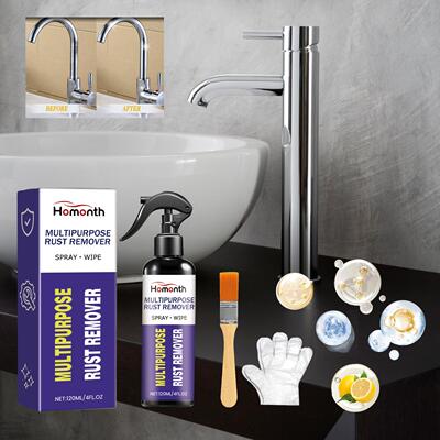 HOMONTH Metal Rust Remover Spray, Metal Rust Preventive Oil,