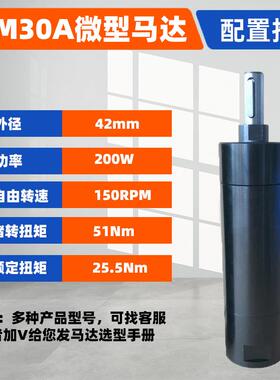 风之动25.5Nm大扭矩42mm直径微型气动马达 型号42M10A厂家直销