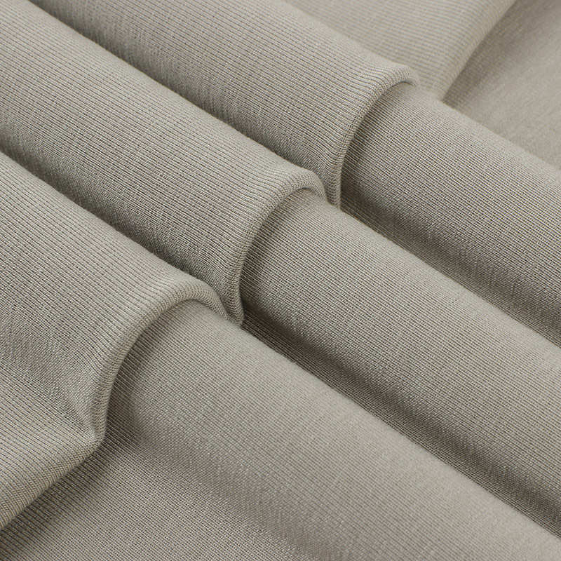 230G波比坑条罗纹布 随心裁1*1针织布 螺纹打底面料针织面料现货