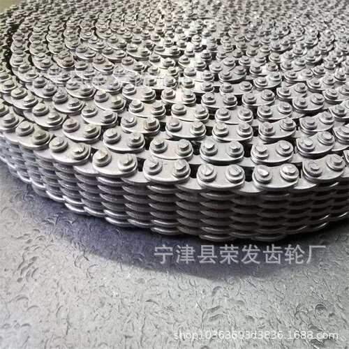 不锈钢的齿形链条CL06节距9.525毫米齿形链静音链圆销链轮链条