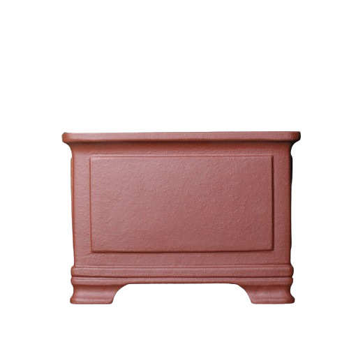 紫砂花盆四方正方形奎面一颗印桌面手工盆景盆客厅桩子张玉红制