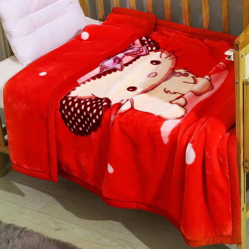 儿童幼儿园学生毛毯双层加厚婴儿宝宝云毯秋冬午睡盖毯被子小毯子