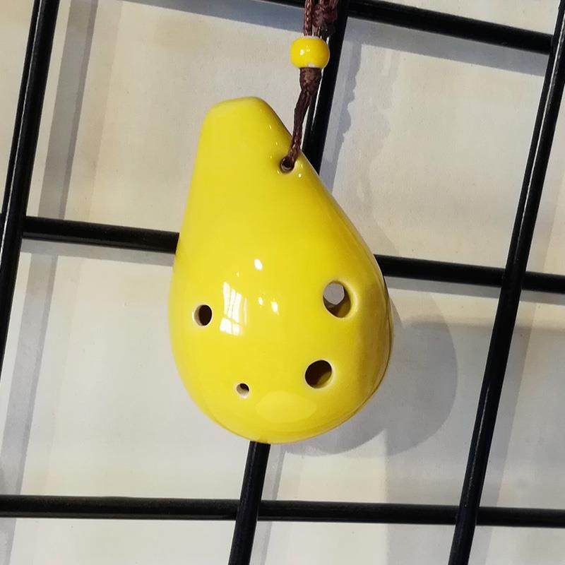 正品迷你小陶笛项炼6孔SC高音童C调陶制sc儿成初学物伴礼手礼盒人