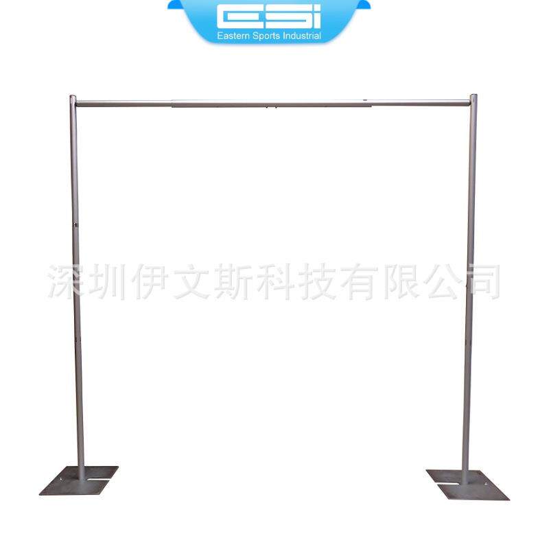 3*3婚庆背景架源头工厂外贸供应铝合金可伸缩纱幔花墙幕布贸易摊