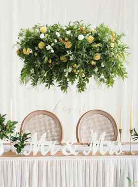 绿植悬挂垂吊绿色ONY林植物叶橱窗美陈软装园装饰尾假树叶花惟妙