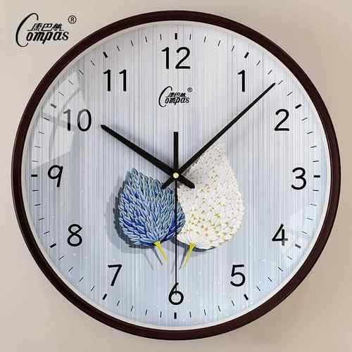 钟挂客厅家用静时墙钟挂上挂钟表卧室音圆形石JYN英钟