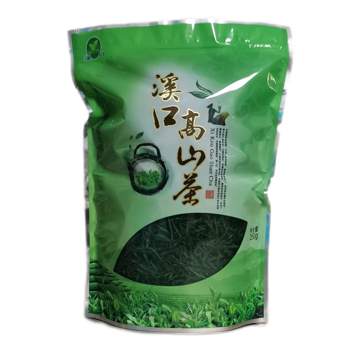 溪口高山茶2026年新茶绿茶雨前茶春茶大片茶500克袋装包邮