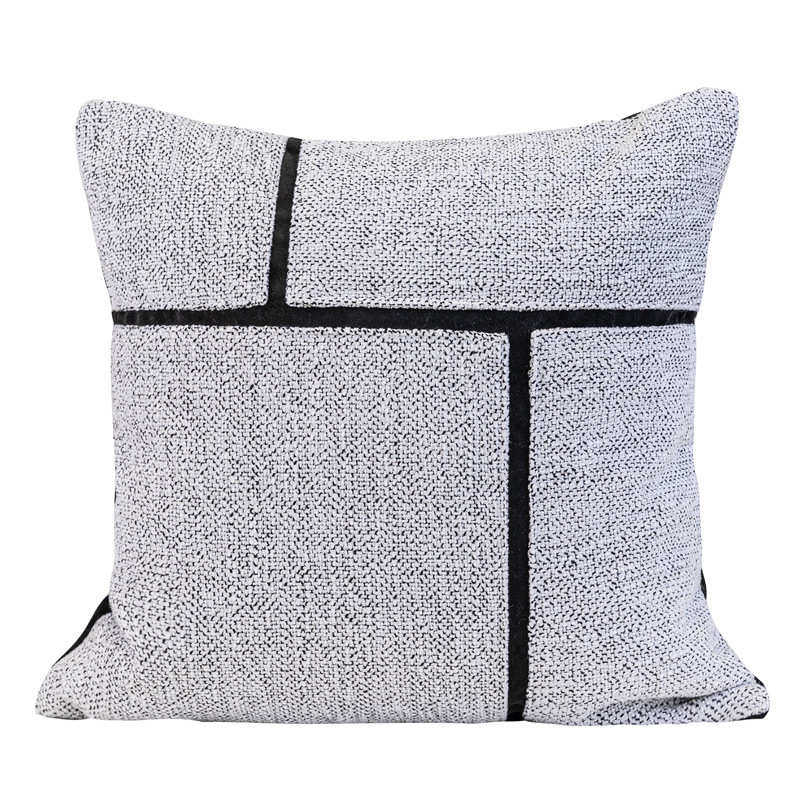 现代简约客厅沙发抱枕灰白棉麻小肌理腰枕床上靠垫酒店样板房靠枕,居家布艺,靠垫/抱枕,淘宝优惠券,粉丝福利购,淘宝优惠卷