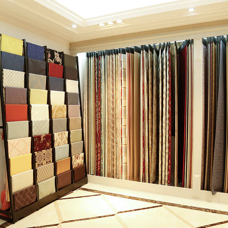 厂剪 可提花沙发帘布布服装面料中式格子布 高精密暗花新零窗源头