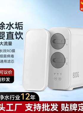 净水器家用RO反渗透新款零陈水800G大流量厨房自来水过滤净水机
