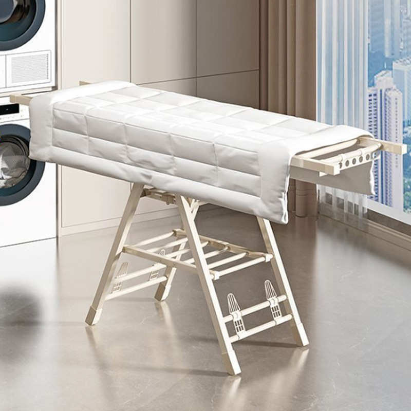 折叠置物架落地式多层晾衣架可移动晾晒立式架子室内阳台晾衣架