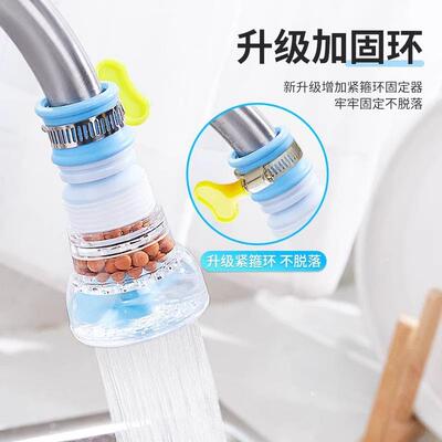 Universal Kitchen Faucet Sprayer Filter Extender with Splash