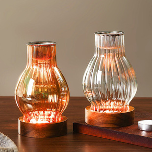 沉香专用炉隔火熏香炉香薰灯玻璃琉璃蜡烛台复古家用创意熏香器具