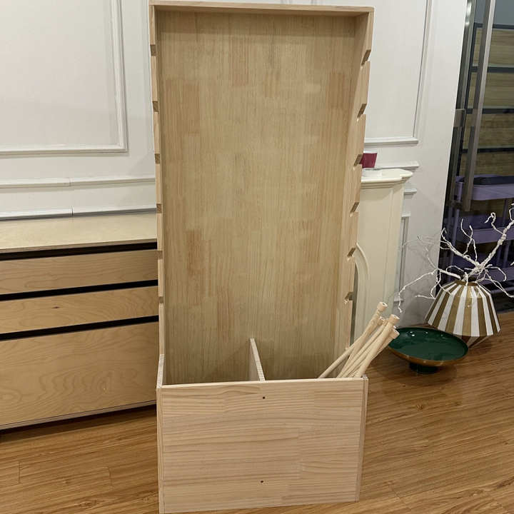 实木丝带彩带收纳架缎带包装实体门市展厅展示架花店多功能陈列架
