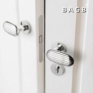 BAGB锁室内卧室个性门把手金色磁吸静音北欧轻奢现代房门创意门锁
