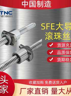 SFE16162020大导程滚珠丝杆螺母丝杆配件全套滑台机床丝杆