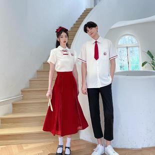 高档合出服初唱中生演红歌比赛舞表演诗歌朗诵长裙小学生高中生班