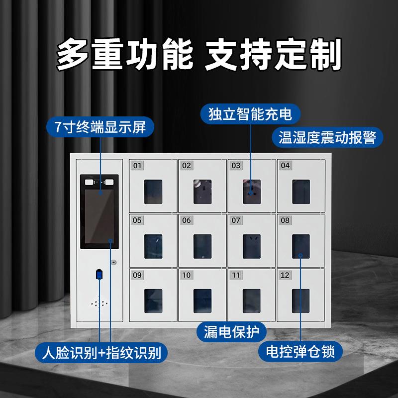 智手指NZP纹密码机柜人脸识能小型抽屉带锁员工寄别存柜保管柜储