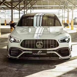 W118改装 260CLA45 碳纤维前唇侧裙后唇尾翼 奔驰CLA220 适用于新款