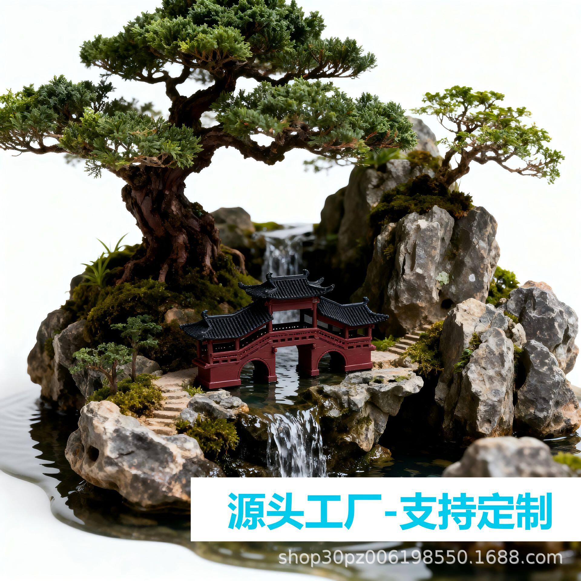 古建筑景观景观盆景假山假山装饰