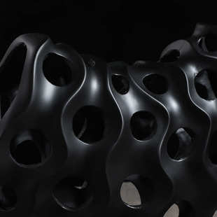 创意轻奢镂空树脂摆件极简北欧现代样板间售楼软装 摆件工艺饰品