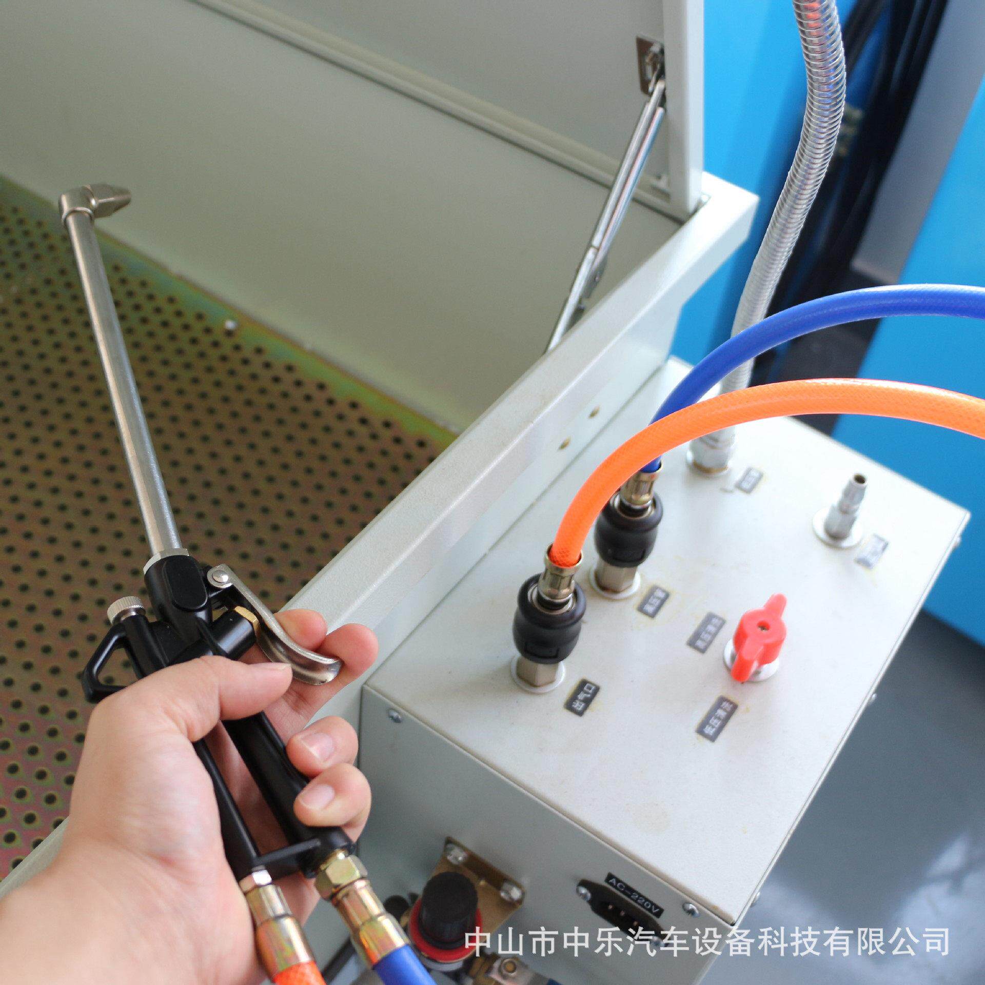 移动式不锈钢零件清洗机喷枪去油泥设备冲油污便携移动压洗车机