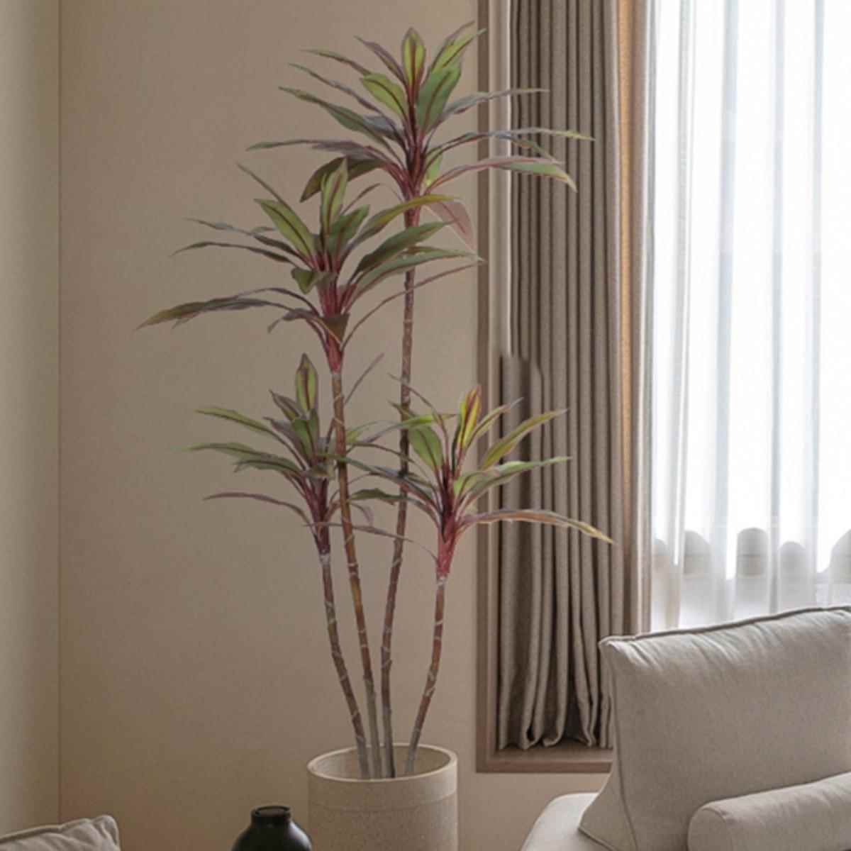 朱蕉关树仿落真绿植室绿植内客厅地假树盆栽高端轻奢盆栽玄寂诧风