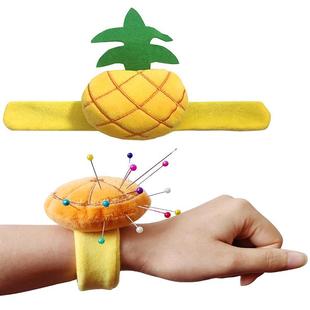 可佩戴缝纫刺绣用针扎针插针包插针球插针包可爱啪啪圈手腕插针