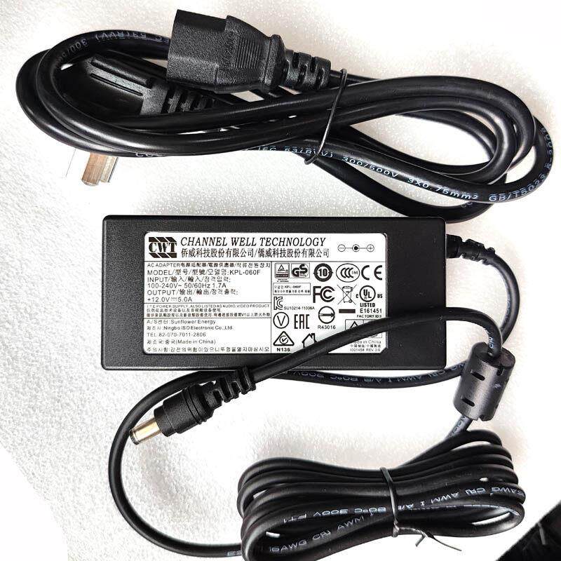 CWT侨威科技 监控 KPL-060F 电源适配器 12V5A 充电器 DC圆孔5.5m