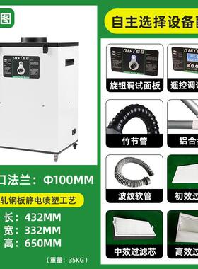 管艾灸雾净化器移动焊锡式激光排烟系统过滤器双烟BCB烟尘静音设
