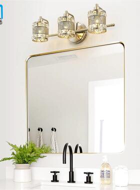 亚马逊美妆现代大气卫生间浴室镜柜MD221110专用式镜前电镀铁网水