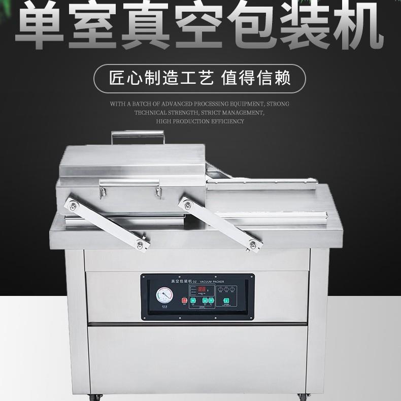DZD-400双室真空包装机水产品真空商用抽机智能真空封口机