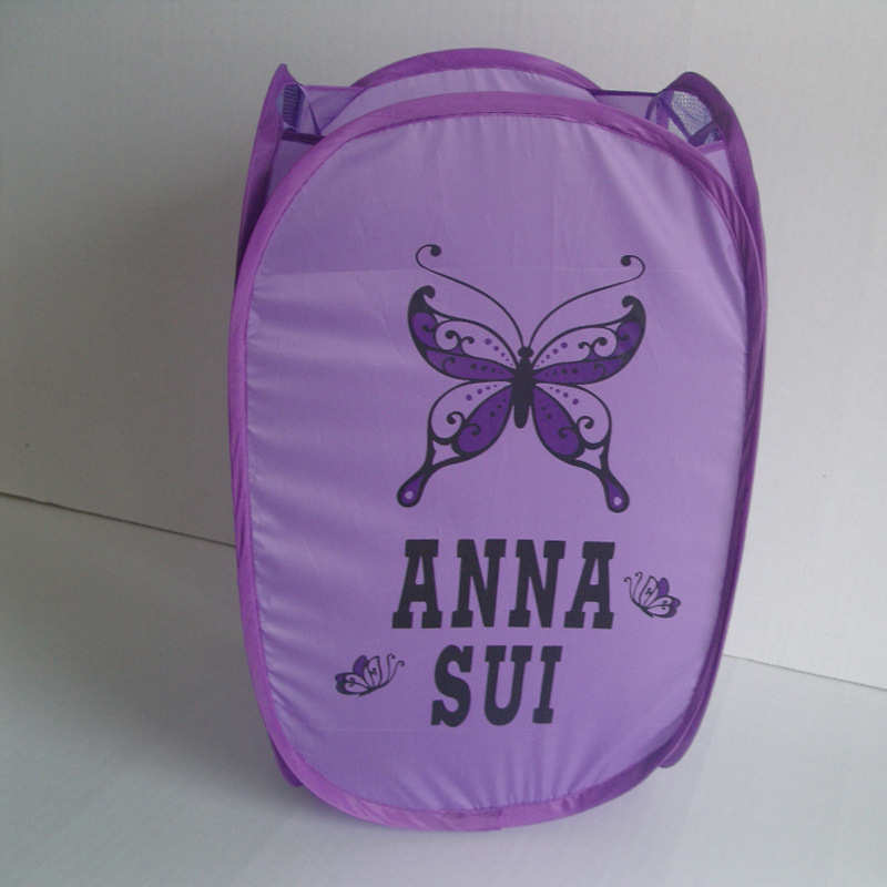 厂家定制批发洗衣篮外贸定做打样logo可折叠卡通印花弹力收纳篮