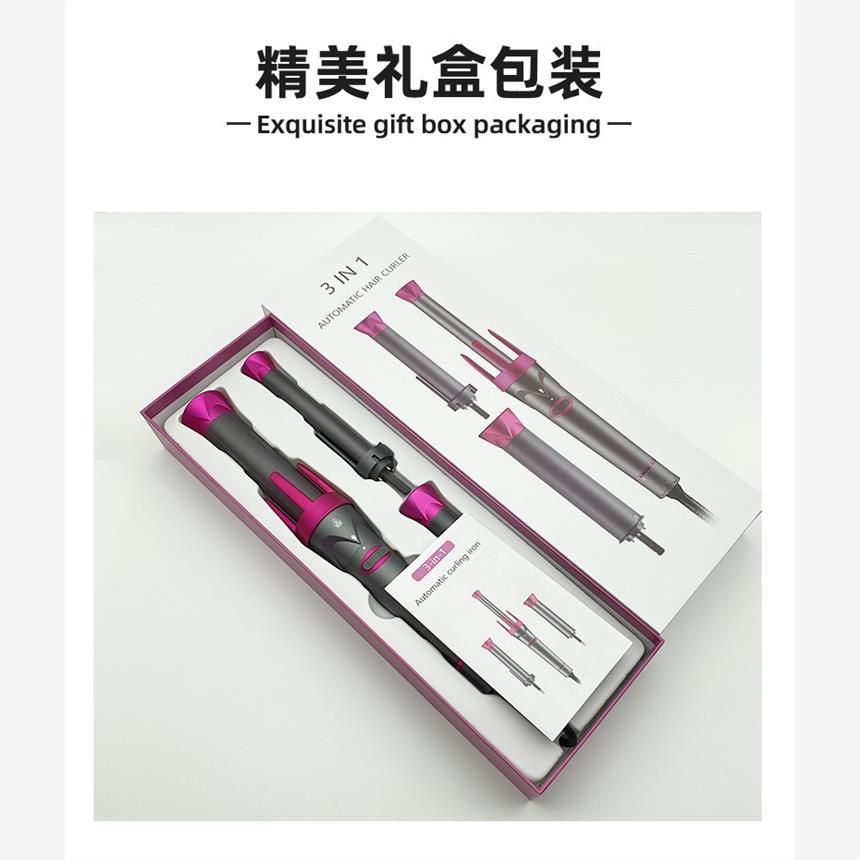 3in1 hair curler Auto Curling Iron日本内扣护发旋转自动卷发棒